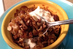 Banana Bread Cobbler with Pecan Streusel