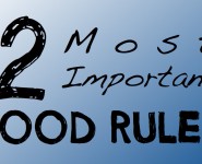 The 2 Most Important Food Rules